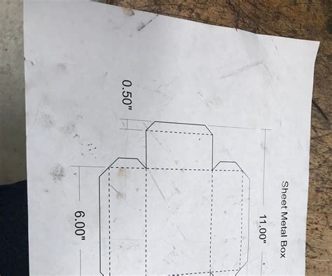 sheet metal box art|sheet metal box layout.